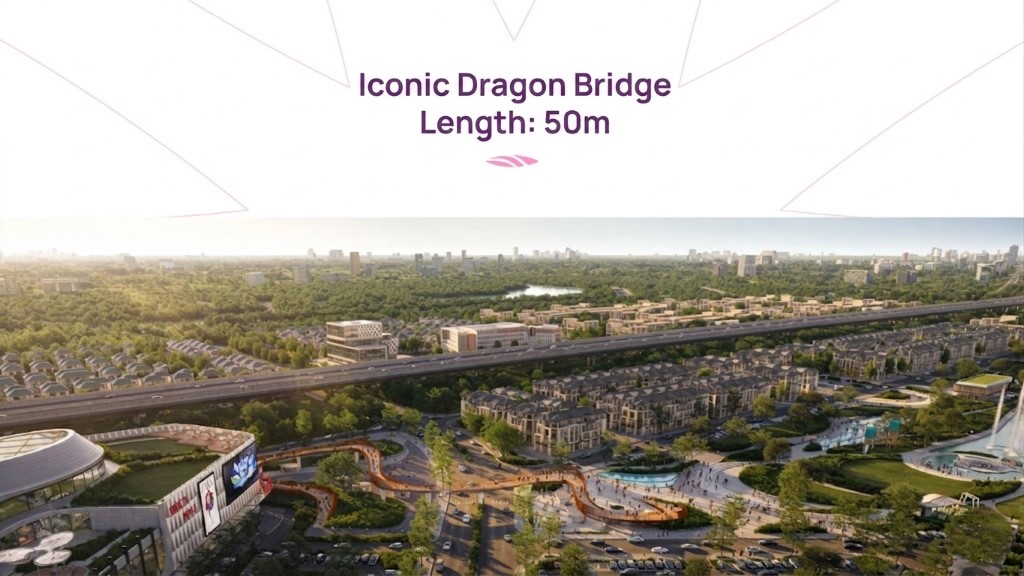 Iconic dragon bridge thanh phu centre point