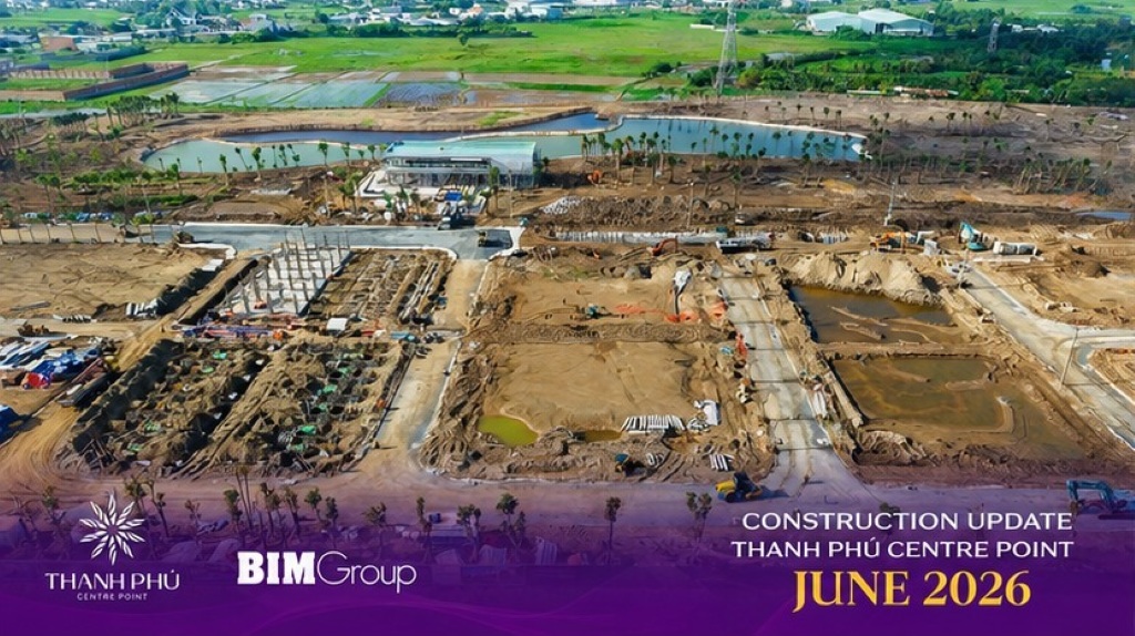 Thanh Phu Centre Point Construction Progress