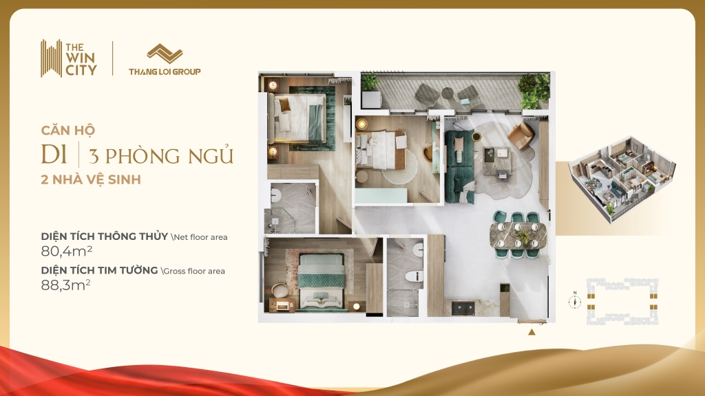 layout 3pn the win city