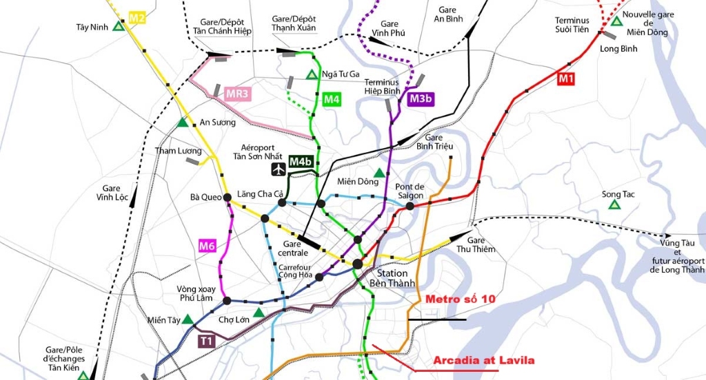 Sơ đồ metro thành phố hồ chí minh