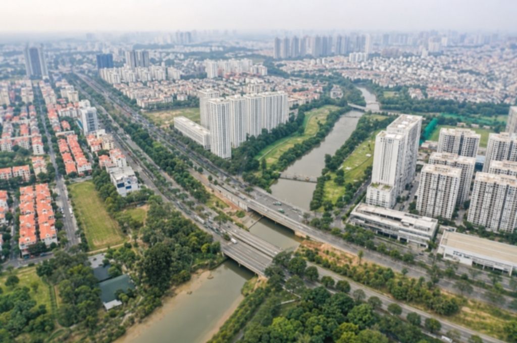 Nguyen Van Linh Boulevard Elevated Road Alignment 3