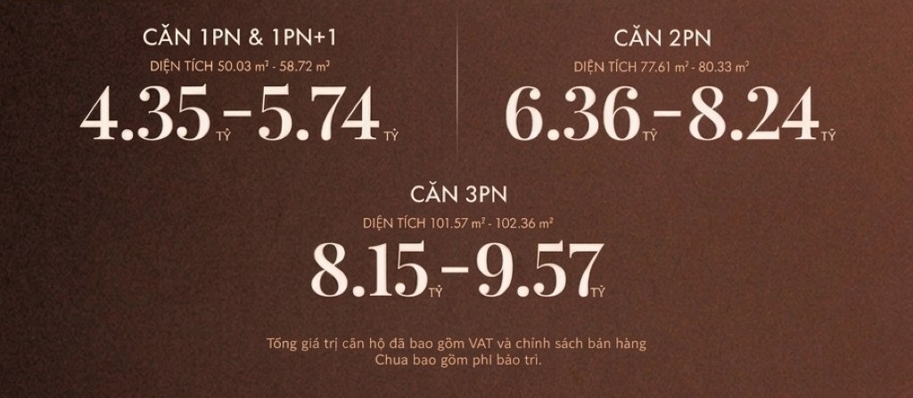 Giá bán Vlasta Premier Phú Thuận