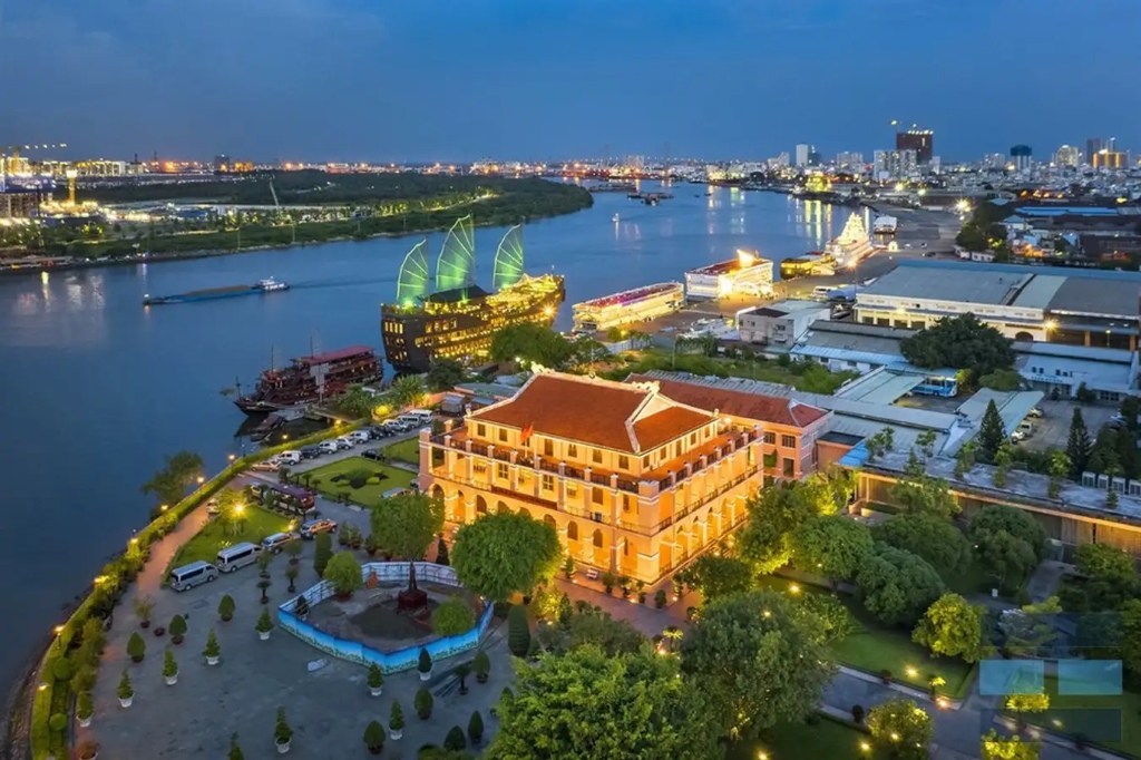Cảnh quan tphcm về đêm