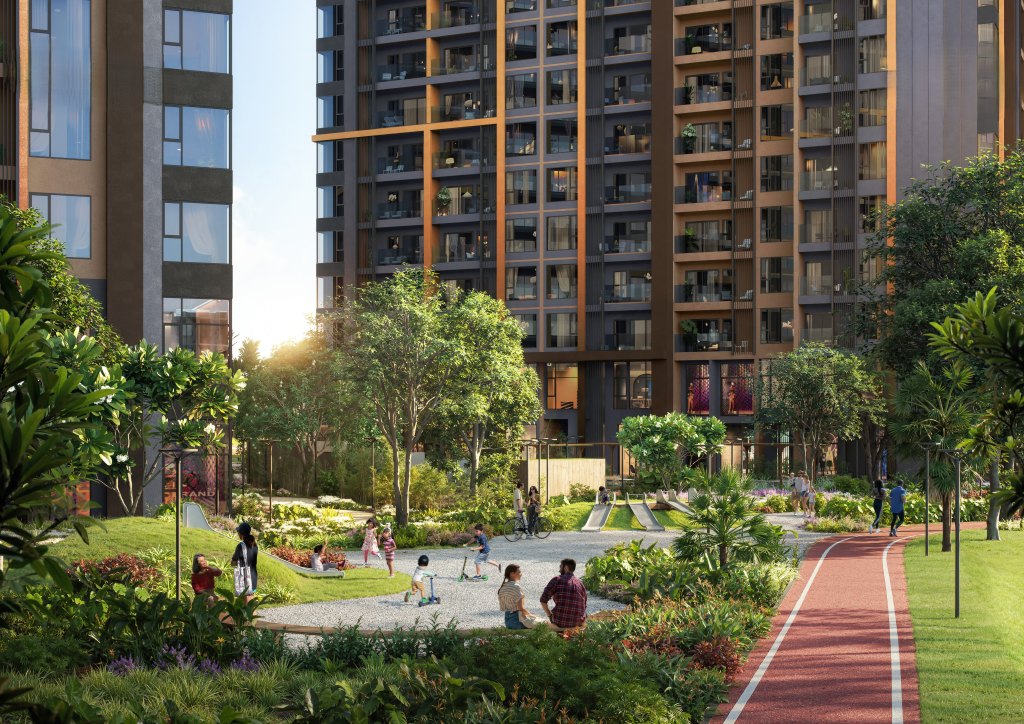tổng quan mặt ngoài căn hộ