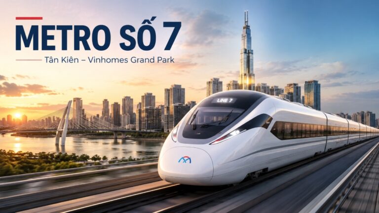 Tuyến Metro Số 7 TP.HCM 2026: Lộ Trình Tân Kiên – Vinhomes Grand Park, 34 Ga Và Tiến Độ Mới Nhất
