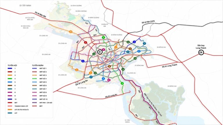 Tuyến metro số 10 TP.HCM: Quy hoạch và hướng tuyến